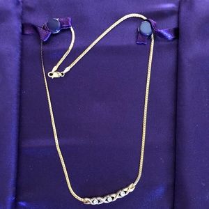 14 carat gold diamond necklace